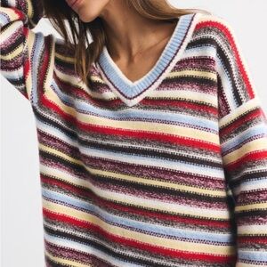 Abercrombie & Fitch Dad V-Neck Sweater